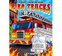 Fire Trucks Coloring Book: Rescue Vehicle Coloring Pages Featuring Ladder Engines, Firefighter Heroes, and Emergency Scenes for Kids to Have Fun