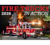 Fire Trucks in Action 2026 : 16-Month Calendar--September 2025 through December 2026