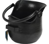 Fire UP UP Fireplace Coal Storage Germanic Coal Sallet Bucket Two-Handle Design Handmade Fireside Tools