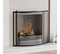 Fire Vida Buckton Spark Guard Fire Screen, Black