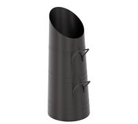 Fire Vida Coal Hod Range - Modern Black Fireside Coal Scuttle with Handles (H56 x W21 x D32 cm)