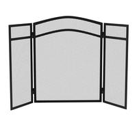 Home Discount Fire Vida Milton Fire Screen Spark Guard Arched, Black
