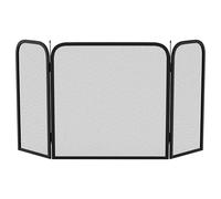 Fire Vida Fire Screen Square Black Spark Guard Fireplace Fireside Panel