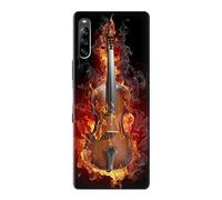 Fire Violin Case Cover For Sony Xperia L4