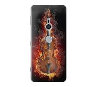 Fire Violin Case Cover For Sony Xperia XZ2