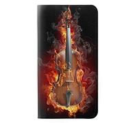 Fire Violin PU Leather Flip Case Cover For LG G7 ThinQ