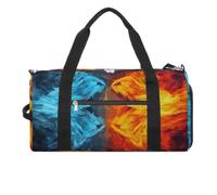 Fire Vs Ice Art Gym Bag Duffle Bag Travel Bag