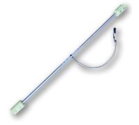 Fire Wand/Levi Wand with Double Wicks Made of Kevlar and Leather Finger Loop, by:Trick Concepts