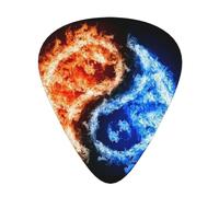 Fire Water 12 Pcs Guitar Picks, 0.46mm/0.71mm/0.96mm Thickness, Guitar Plectrum With Storage Case For Acoustic-Electric Guitar Ukulele Bass