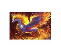 Fire Winged Horse,Adult Jigsaw Puzzle 1000 Pieces,Educational Games, Brain Challenges, Jigsaw Puzzles for Adults and Kids,38x52cm