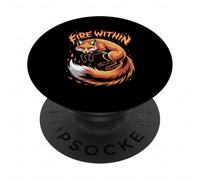 Fire Within Fox Energy Inspiration PopSockets Adhesive PopGrip