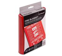 FireAngel 1 x 1 M Fire Blanket for Kitchen, Home, Caravan, Campervan, Safety Accessories, with Hard, Wipe Clean Cover