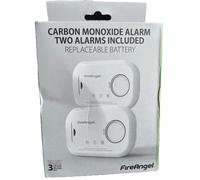 FireAngel Carbon Monoxide Alarm and Detector - FA6813 10-Year Sensor Life CO Alarm for Home w/Batteries - Travel, Portable Carbon Monoxide Detector - CO Detector Monitor w/Test Button - 2-Pack