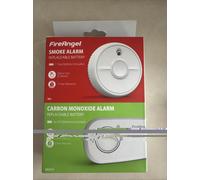 FireAngel Smoke and Carbon Monoxide Alarm 2-Pack - SB1-R Toast Proof Optical Smoke Alarm for Home and FA3313 10-Year Life Carbon Monoxide Detector with Replaceable Batteries - CO and Fire Safety Set