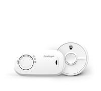 FireAngel Smoke and Carbon Monoxide Alarm 2-Pack - SB1-R Toast Proof Optical Smoke Alarm for Home and FA3313 10-Year Life Carbon Monoxide Detector with Replaceable Batteries - CO and Fire Safety Set