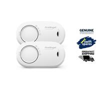 FireAngel Carbon Monoxide Alarm and Detector - FA3313 10-Year Sensor Life CO Alarm for Home with 1-Year Replaceable Batteries - Travel, Portable Carbon Monoxide Detector - CO Detector - 2-Pack - White