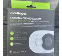 FireAngel Digital Carbon Monoxide Detector with 10-Year Sealed for Life Battery - FA3322 Humidity, Temperature and CO Alarm - Portable Carbon Monoxide Alarms for Home and Travel - CO Detector Monitor