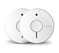 FireAngel FA6615-R Optical 10-Year Fire/Smoke Alarms for Home | 2-Pack, Early Smoke Alarm Detector with 5-Year Replaceable Batteries, Fire Alarms for Home