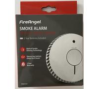 FireAngel Optical Smoke Alarm - FA6615-R 10-Year Smoke Alarms for Home, Caravan with 5-Year Batteries - Smoke Detector Fire Alarm - ST-625 Replacement