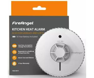 FireAngel FA6720-R Kitchen Heat Alarm 10 Year Sealed For Life-Time Battery│InUK