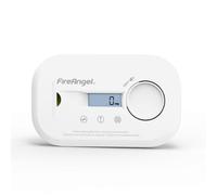 FireAngel FA6812 Digital Carbon Monoxide Detector with LCD Screen, 10-Year CO Alarm Sensor, Portable Carbon Monoxide Alarm for Home, Travel, Caravan