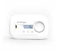 FireAngel FA6812 Digital Carbon Monoxide Detector with LCD Screen, 10-Year CO Alarm Sensor, Portable Carbon Monoxide Alarm for Home, Travel, Caravan
