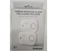 FireAngel FA6813-EU-T2 Carbon Monoxide Alarm - White (Pack of 2)