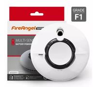 FireAngel FS2126-T Battery Powered Multi-Sensor Smoke Alarm with 10 Year Sealed Lithium Battery