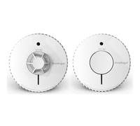 FireAngel Heat Alarm with 10 Year Sealed For Life Battery, FA6720-R & FireAngel Optical Smoke Alarm with 10 Year Sealed For Life Battery, FA6620-R (ST