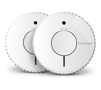 FireAngel Optical Smoke Alarm 2-Pack - FA6620 10-Year Battery Smoke Alarms for Home with Test/Silence Button Early Smoke Detector Fire Alarm