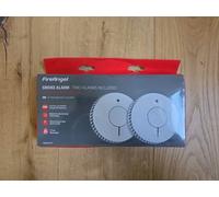 FireAngel Optical Smoke Alarm 2-Pack - FA6620 10-Year Battery Smoke Alarms for Home with Test/Silence Button - Replacement for FireAngel ST-622/ST-620 - Early Smoke Detector Fire Alarm - White