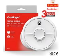 FireAngel Optical Smoke Detection Alarm Toast Proof 9V Replaceable Battery 85dB