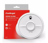 FireAngel SB1-R Optical Smoke Alarm -Battery Powered, 9V,Easy Install, BSI Rated