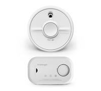 FireAngel Smoke & Carbon Monoxide Alarm Duo, SB1-R Battery Smoke Alarm for Home & FA6813 Portable Carbon Monoxide Detector, CO & Fire Monitor Set
