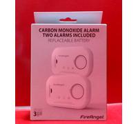 FireAngel Carbon Monoxide Alarm and Detector - FA6813 10-Year Sensor Life CO Alarm for Home w/Batteries - Travel, Portable Carbon Monoxide Detector - CO Detector Monitor w/Test Button - 2-Pack