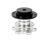 FireAngels Universal Quick Release Hub Adapter with 6 Hole Steering Wheel Hub (Silver)