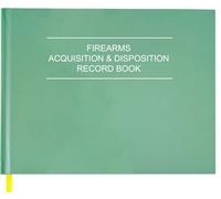 Firearms Acquisition and Disposition Record Book - Fire Record Books, A&D Gun Log Book/ATF Gun Log Book/Record Book - 100 Pages, 10" x 7", Green