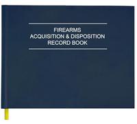 Firearms Acquisition and Disposition Record Book - Fire Record Books, A&D Gun Log Book/ATF Gun Log Book/Record Book - 100 Pages, 10" x 7", Blue