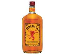 Fireball Cinnamon Whisky Liqueur, 1l, 33% ABV, America's #1 Shot Brand