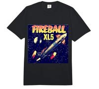 Fireball XL5 Retro Sci-Fi Rocket Comfort Colors Adult Heavyweight T-Shirt