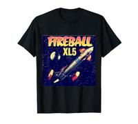 Fireball XL5 Retro Sci-Fi Rocket Value Graphic T-Shirt