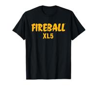 Fireball XL5 Text Logo Retro T-Shirt