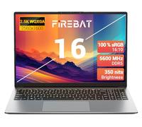 FIREBAT Laptop Computer Ultrabook, AMD Ryzen7 8745HS, 16in 2560x1600 QHD, Backlit Keyboard, Radeon 780M Graphics, DDR5 5600MHz RAM, PCIe SSD, Portable for Student/Home/Business/Workstation/Gaming【U6B】