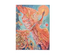 Firebird (Birds of Happiness) Ultra Lined Hardback Journal (Elastic Band Closure) (Bird of Happiness)