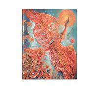 Firebird (Birds of Happiness) Ultra Unlined Journal: Flexi softcover, 100 gsm, ribbon marker, memento pouch, book edge printing, no closure (Bird of Happiness)