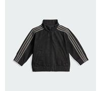 Adidas Originals Firebird Denim Full Zip Sweatshirt Black 3-4 Years Kids