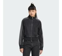 Adidas Originals Firebird Track Denim Jacket Black L Woman