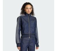 Adidas Originals Firebird Track Denim Jacket Blue XS Woman