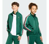 Adidas Originals Firebird Loose Full Zip Sweatshirt Green 7-8 Years Kids