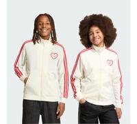 Adidas Originals Firebird Loose Heart Full Zip Sweatshirt White 15-16 Years Kids
